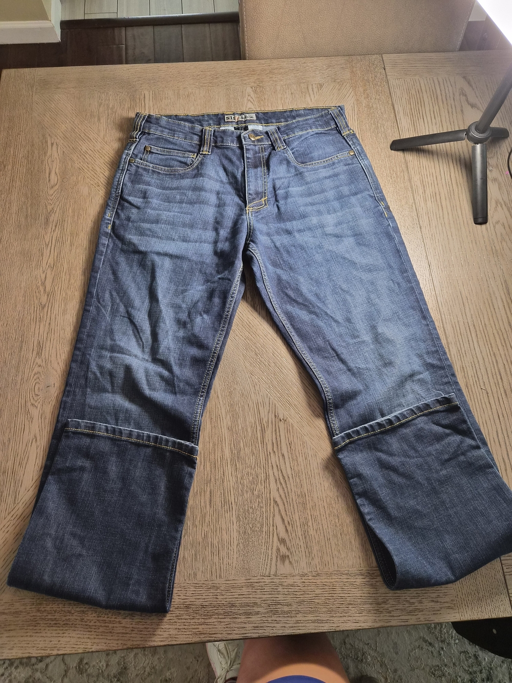 5.11 Tactical Men's Dark Blue Straight Jeans